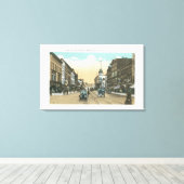 Western Uitzicht van Court Street Canvas Afdruk (Insitu (Houten vloer))