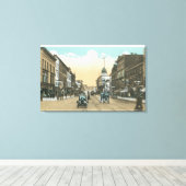 Western Uitzicht van Court Street Canvas Afdruk (Insitu (Houten vloer))