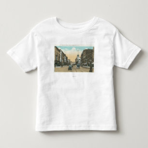 Western Uitzicht van Court Street Kinder Shirts