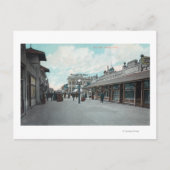 Western Uitzicht van de Beach PikeLong, CA Briefkaart (Voorkant)