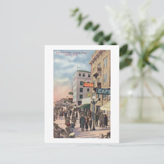 Western Uitzicht van de Promenade Briefkaart (Staand voorkant)
