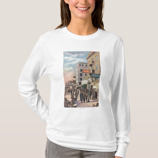 Western Uitzicht van de Promenade T-shirt (Voorkant)