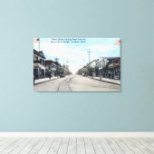Western Uitzicht van Heron Street van Bridge Canvas Afdruk (Insitu (Houten vloer))