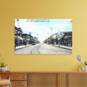 Western Uitzicht van Heron Street van Bridge Canvas Afdruk (Insitu (Woonkamer))