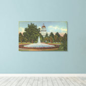 Western Uitzicht van het staatskapitaal Canvas Afdruk (Insitu (Houten vloer))