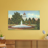 Western Uitzicht van het staatskapitaal Canvas Afdruk (Insitu (Woonkamer))