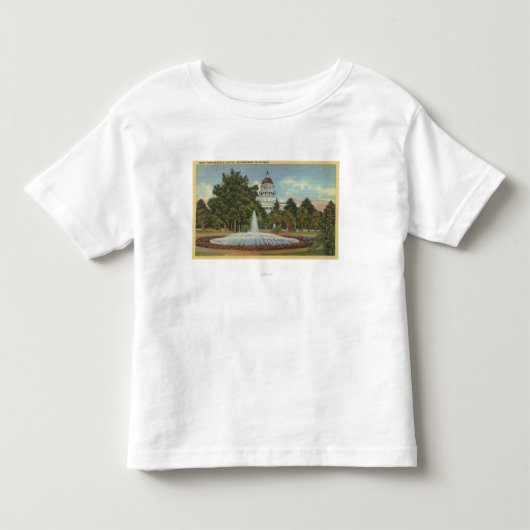 Western Uitzicht van het staatskapitaal Kinder Shirts (Voorkant)
