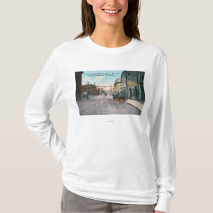 Western Uitzicht van Holly Street van YMCA Bldg T-shirt
