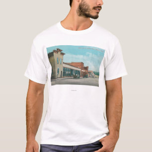 Western Uitzicht van Main Street T-shirt