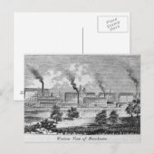 Western Uitzicht van Manchester Briefkaart (Voorkant / Achterkant)