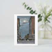 Western Uitzicht van Riverside Avenue te Night Briefkaart (Staand voorkant)