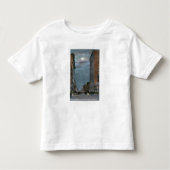 Western Uitzicht van Riverside Avenue te Night Kinder Shirts (Voorkant)