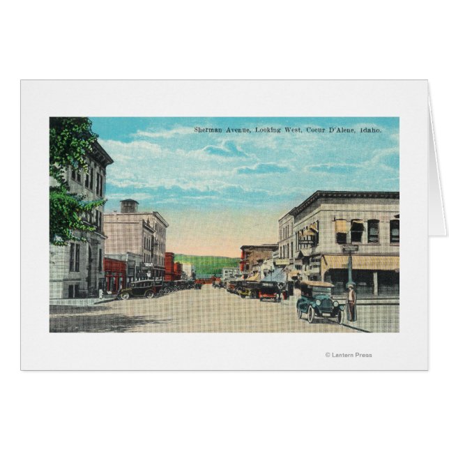 Western Uitzicht van Sherman Avenue (Voorkant Horizontaal)