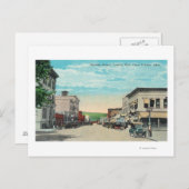 Western Uitzicht van Sherman Avenue Briefkaart (Voorkant / Achterkant)