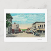 Western Uitzicht van Sherman Avenue Briefkaart (Voorkant)