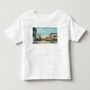 Western Uitzicht van Sherman Avenue Kinder Shirts
