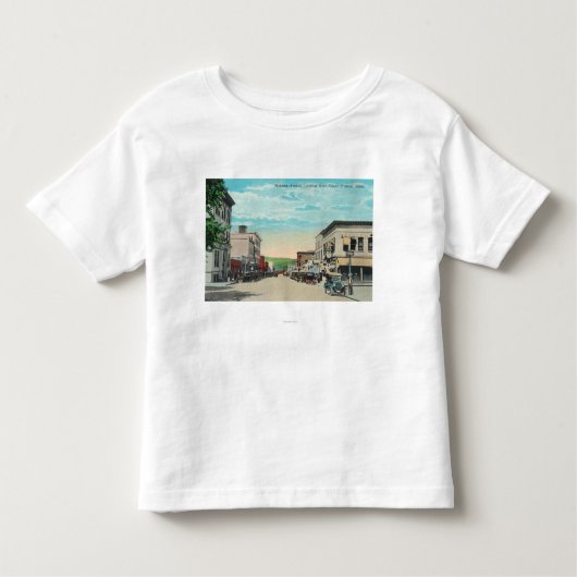 Western Uitzicht van Sherman Avenue Kinder Shirts (Voorkant)