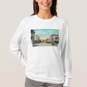 Western Uitzicht van Sherman Avenue T-shirt (Voorkant)