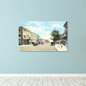 Western Uitzicht van State Street Canvas Afdruk (Insitu (Houten vloer))