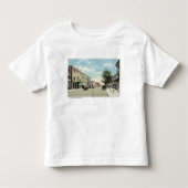 Western Uitzicht van State Street Kinder Shirts (Voorkant)