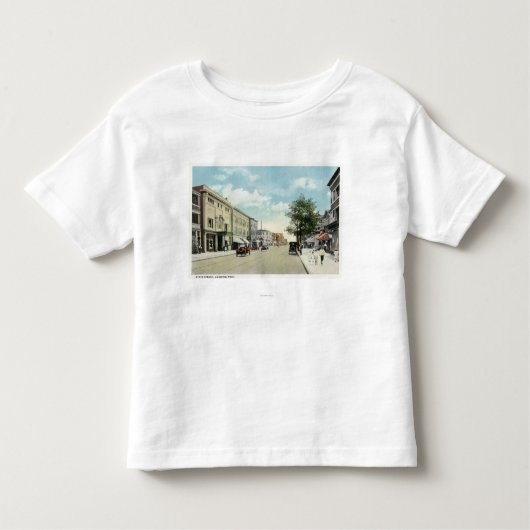 Western Uitzicht van State Street Kinder Shirts (Voorkant)