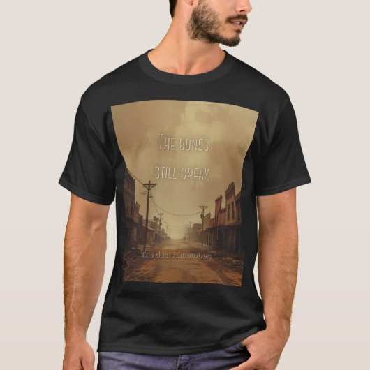 Western Underground Street Black Unisex T-shirt (Voorkant)