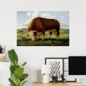 Western  vee Schilderen Poster (Thuiskantoor)