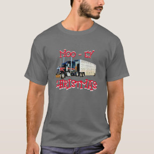 Western vee transporteur vrachtwagen aanhanger ker t-shirt