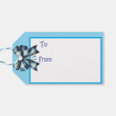 Western vervoer Cadeaulabel (Achterkant Horizontaal)