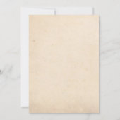 Western Vintage Rodeo Birthday Invitation  Kaart (Achterkant)