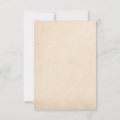 Western Vintage Rodeo Cowboy Bedankkaart (Achterkant)