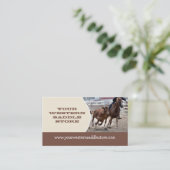 Western visitekaartje (Staand voorkant)