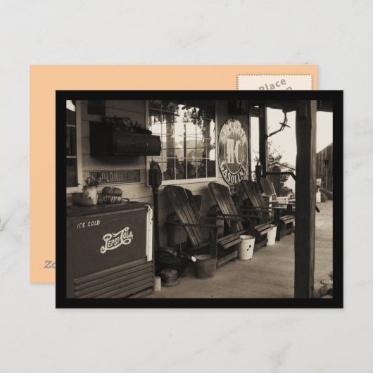 Western voorpaneel briefkaart (Voorkant / Achterkant)