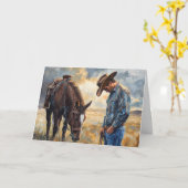 Western vredig prairie sympathie sentiment kaart (Gele Bloem)