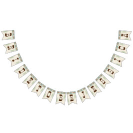 Western vrijgezellenfeest bril om een DIY-banner t Vlaggetjes