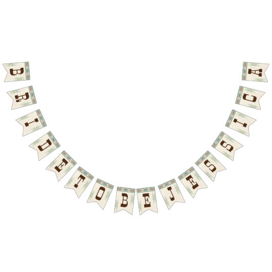 Western vrijgezellenfeest bril om een DIY-banner t Vlaggetjes (Alle)