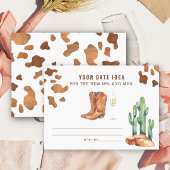 Western Vrijgezellenfeest Datum nacht ideeën Datum Informatiekaartje