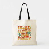 Western vrijgezellenfeest retro bruid squad cadeau tote bag (Achterkant)