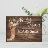 Western Vrijgezellenfeest voor Roetlandenbridal Kaart (Staand voorkant)