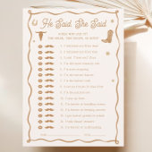 Western Vrijgezellenfeest zei hij dat ze game Kaar Kaart