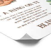 Western vrijgezellenfeest Zet een ring op het spel Poster (Hoek)