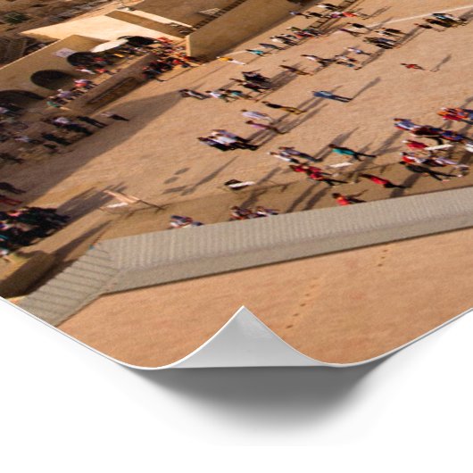 Western Wall in Jerusalem ( Wall of Sorrow) Poster (Hoek)