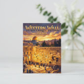 Western Wall Israel Briefkaart (Staand voorkant)