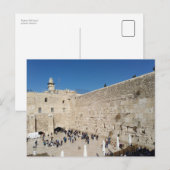 Western Wall, Israel Briefkaart (Voorkant / Achterkant)