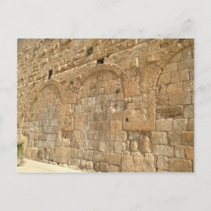 Western Wall, Jeruzalem, Israel Briefkaart