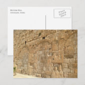 Western Wall, Jeruzalem, Israel Briefkaart (Voorkant / Achterkant)