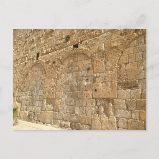 Western Wall, Jeruzalem, Israel Briefkaart (Voorkant)