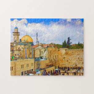 Western Wall (Wall of Sorrow) in Jerusalem Legpuzzel