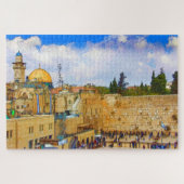 Western Wall (Wall of Sorrow) in Jerusalem Legpuzzel (Horizontaal)