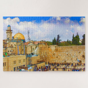 Western Wall (Wall of Sorrow) in Jerusalem Legpuzzel